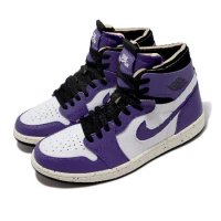 Nike 休閒鞋 Air Jordan 1 Zoom Air CMFT 男鞋 紫 潑墨底 AJ1 CT0978-501