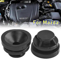 2 Pcs Guard Plate Cushion Engine Upper Cover Trim Mount Engine Cover For Mazda 3 5 9 6 CX3 CX30 CX5 CX9 2021 2020 2019 2018 2017
