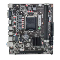 H110 Gaming Motherboard D3 32G LGA1155-Pin Intel I3/I5/I7 and Arena, Pentium Series 6/7/8/9 Generation 2133/2400/2600MHz