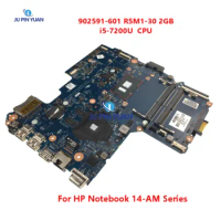 For HP Notebook 14-AM Series Laptop Motherboard 6050A2822501 With R5M1-30 2GB GPU i5-7200U CPU 902591-001 902591-601 Mainboard