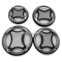 For 4"/5"/6"/6.5" Inch Speaker Grill Cover Hige-grade Car Audio Decorative Circle Metal Mesh Grille Protection Net