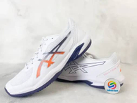 Sepatu Tenis ASICS Solution Swift FF 2 Men White / Nova Orange 46