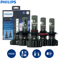 Philips Ultinon Pro9000 LED H1 H4 H7 H8 H11 H16 HIR2 HB3 HB4 Car Headlight 9005 9006 9012 5800K White 250% Bright Auto Lamps 2x