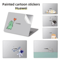 For Huawei 2023 MateBook D14 D15 D16 X pro Waterproof Decal Sticker Laptop Skins Top/Bottom/Palm