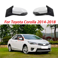 For Toyota Corolla 2014-2018 Auto Electric Mirror Adjustment Heated Turn Signal Car Rearview Mirror Assembly Accessories L&amp;R