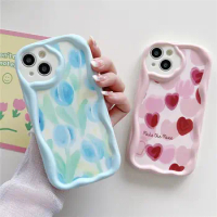 For Samsung Galaxy S23 Ultra Case SamsungS22 S20 S21 FE A54 5G A53 A52S A34 A14 A13 A24 4G A12 A32 A50 A51 Love Heart Case Cover