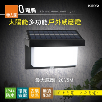 【特力屋】kinyo GL-5160 太陽能多功能戶外感應燈