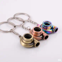 turbo keychain Metal 7 Colors Keychain New Design Car Trinket Keyring for Men Women Creative Waist Buckle Accessories