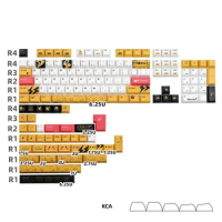 Mechanical Keyboard Keycap Cherry Ball Cap Black White Seaman Cherry MX Switch Japanese PBT Keycap DYE-Subbed KCA Profile