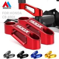 Motorcycle CNC Aluminum Rearview Mirror Extension Mount Bracket Holder Accessories For Honda CB400X CB500X CB 400X 500X