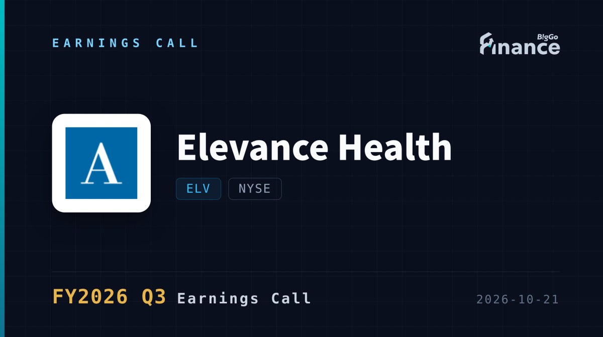 Cover art for Elevance Health Q3 2026 EPS Beat