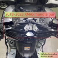 Modified motorcycle xmax300 handle bar cnc aluminium alloy black Tmax530 VRX xmax handle bars for yamaha xmax300 2018-2024