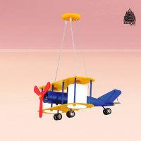 【必登堡】漫遊飛行吊燈 B561944(單吊燈/餐吊燈/兒童燈/卡通/趣味/男孩/女孩/飛機/飛行/航空)