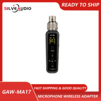 GAW-MA17 2024 Professional Wireless System Transmitter Receiver UHF Wireless Adapter Use for Wired Dynamic Microphone