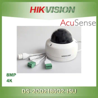 Hikvision NEW IP Camera 8MP DS-2CD2186G2-ISU 4K Acusense Dome Network CCTV Security Camera