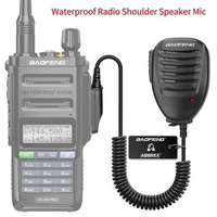 Baofeng UV-9R plus 9R Pro Waterproof Shoulder Speaker Microphone For Baofeng UV-XR UV-9R PLUS/Pro BF-9700 A-58 Walkie talkie