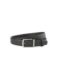 Hush Puppies Men Belt Clement Pin Clip In Black 40