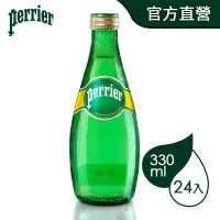 福利品【Perrier 沛綠雅】福利品-即期品-氣泡天然礦泉水(330mlx24入)