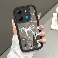 Cocok Untuk Infinix Smart 7 Tecno Spark Go Pop Pro 2023 Case Ikat Rantai Putih Protective Case Cangk