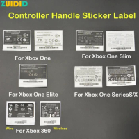 ZUIDID 5-10pcs For XBOX Series S X Skin Sticker Stickers For XBOX ONE Slim/S Elite For Xbox 360 Controller Handle Sticker Label