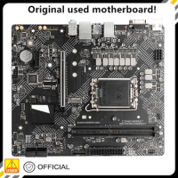 For B660M BOMBER DDR4 Motherboard LGA 1700 For Intel B660 DDR4 M.2 NVME Original Desktop Mainboard Used Mainboard