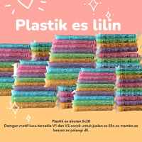 plastik es mambo karakter lucu 3x20(isi 150pcs) 3x26 (isi 100pcs)