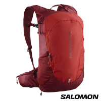 官方直營 Salomon TRAILBLAZER 20 水袋背包 橘紅/紅
