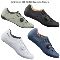 SHIMANO SH RC3 RC300 Women Road Shoes Vent Carbon Road Shoes SH-RC3 Road Lock shoes RC3 cycling shoes