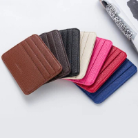 2024 Ultra Slim Front Pocket Wallet Mens Wallet With Card Slots Minimalist Travel Wallet Id Window Slots For Id Cards Wallet