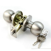 巴弟高級不鏽鋼門鎖 附鎖匙 喇叭鎖 球形鎖 房間鎖 房門鎖 球型喇叭鎖【DO288】  123便利屋