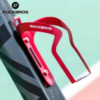 ROCKBROS Bike Bottle Holder Aluminum Alloy One Piece Water Cup Bicycle Mount Ultralight Rack MTB Road Cycling Cage Bike Parts