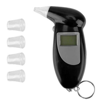 Car Portable Breath Alcohol Tester Handheld Breathalyzer Alcotest Alcohol Test Tools Backlight Digital Digital DUI Meter