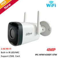 Dahua 4MP 2.4G WiFi IP Camera Built-in MIC Speaker Audio/Motion Detection Support 256G SD Card Wireless Camera IPC-HFW1430DT-STW