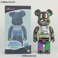 Correct Version Of Bearbrick Electroplating Colorful Millennium Building BE@RBRICK BB 400% Fashion Bearbrick Colorful forever