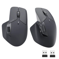 Rapoo MT760/MT760Mini Multi-mode Rechargeable Wireless Bluetooth Mouse Ergonomic 4000 DPI Support Up to 4 Devices Office Mice