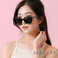 【ALEGANT】歐美復古TR90寶麗來偏光墨鏡/UV400太陽眼鏡(設計師台灣品牌/露營用品/窄框輕奢穿搭)