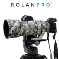 ROLANPRO Waterproof Lens Sleeve For Sony FE 70-200mm F/2.8 GM OSS II Camouflage Rain Cover Clothing SEL70200GM Camera Lens Coat