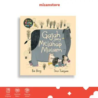 Noura Kids - Buku Anak Gajah Yang Melahap Malam - Cerita Anak Softcover - Millennia