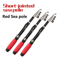 Telescopic Fishing Rod Glass Reinforced Steel Ultra Light Portable Travel Fishing Rod For Outdoor Fishing 3.6 / 4.3 / 4.9ft