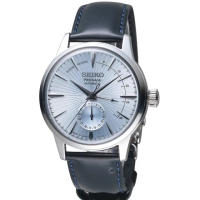 【SEIKO 精工】Presage 調酒師中央動力儲存顯示機械錶 指針錶 手錶 禮物 畢業(4R57-00E0B/SSA346J1)