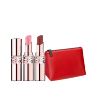 【YSL】官方直營 情挑誘光潤唇膏2入組(水潤唇膏/精品潤唇膏/護唇膏/新品上市)