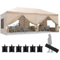 Outdoors Tents, Privacy 10x20 Ft Pop Up Canopy with Sidewalls Canopy Tent Instant Shelter, Outdoor Garden Tent