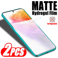 2pcs Matte Hydrogel Film For Samsung Galaxy A23 A73 A53 A33 5G Sansumg Galaxi A 73 53 23 5 G Anti-Fingerprint Screen Protector