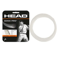 Sonic Pro เอ็นไม้เทนนิส (17g/1.25mm) สีขาว