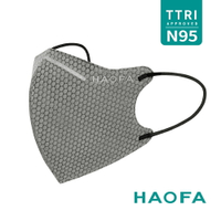 HAOFA氣密型99%防護醫療口罩活性碳款(醫療N95)-2色(30入)
