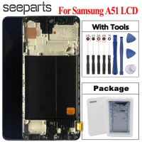 Tested Well For Samsung Galaxy A51 LCD A515F Display Touch Screen Digitizer Assembly Replacement For Samsung A515F/DSN Lcd
