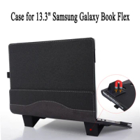 Sleeve Case for 13.3" Samsung Galaxy Book Flex 13.3 NP930QCG / Samsung Galaxy Chromebook 13 XE930QCA - PU Leather Portfolio Book