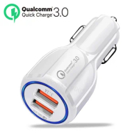Car Quick 3.0 USB Car Phone Charger Accessories stickers for Toyota alphard Tundra PRADO 4Runner Avensis Aygo REIZ Accessories