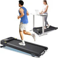 Walking Pad Treadmill with Incline, 2.5 HP Under Desk Treadmill, Foldable Treadmill for Home Office, Compact Treadmill