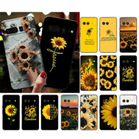 Phone Case for Google Pixel 7 Pro 7a 6A 6 Pro 5A 4A 3A Pixel 4 XL Pixel 5 6 4 3 XL 3A XL 2 XL Beautiful Flower sunflower Funda